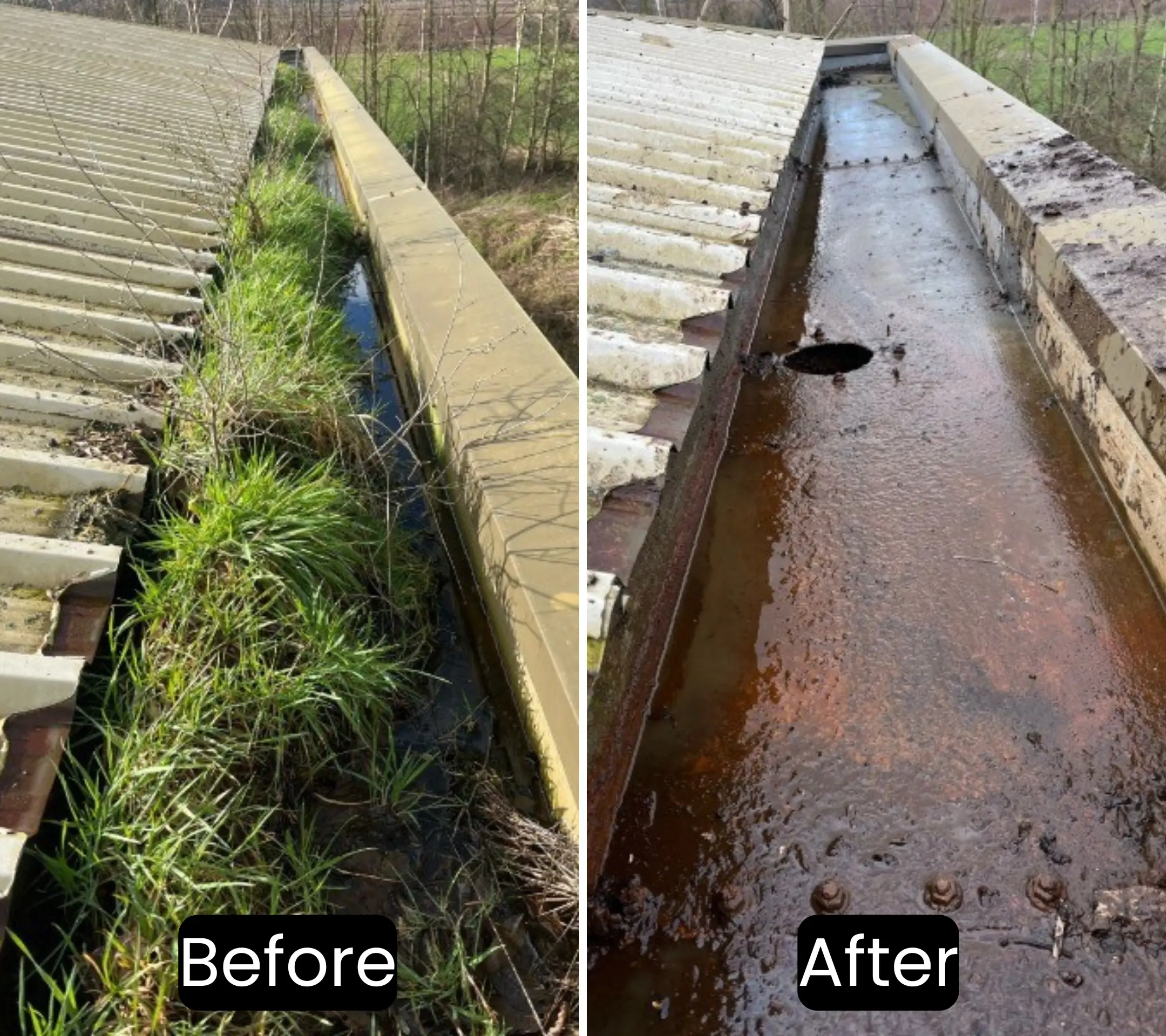 Commercial gutter cleaning Durham city